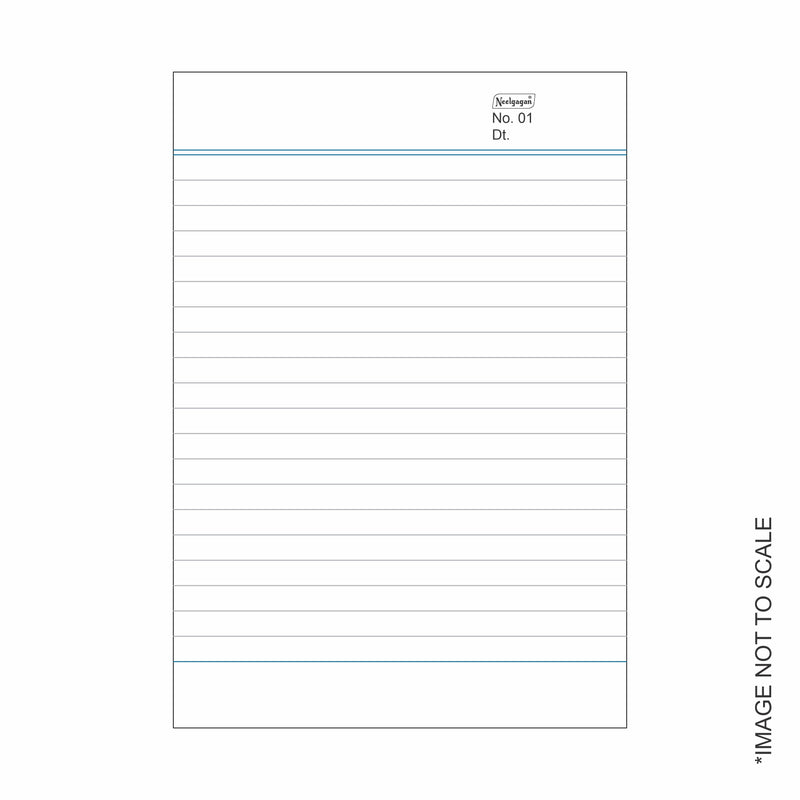 Duplicate & Triplicate No. 4 With Carbon & Index (21.5cm x 26.5cm) (Side Bound)