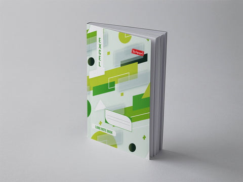 Excel Notebook, Register (19.0 cm x 30.5 cm) Hardbound