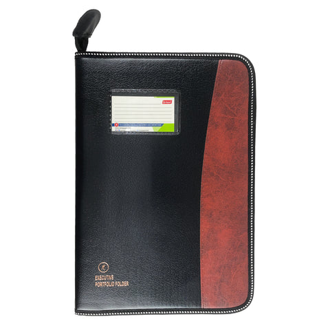 CB - 825 (Chain bag) Executive Portfolio Folder - with 20 Pockets (Leaves) - (Size : 38cm x 26.5cm)