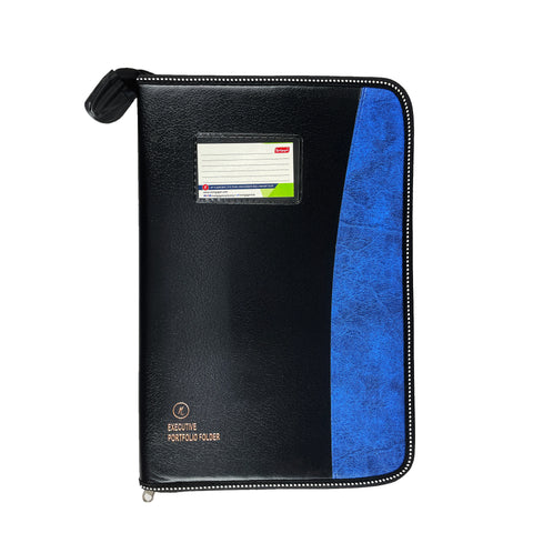 CB - 825 (Chain bag) Executive Portfolio Folder - with 20 Pockets (Leaves) - (Size : 38cm x 26.5cm)