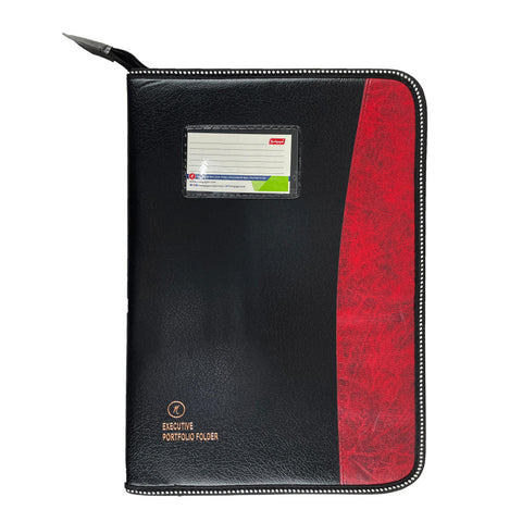 CB - 825 (Chain bag) Executive Portfolio Folder - with 20 Pockets (Leaves) - (Size : 38cm x 26.5cm)