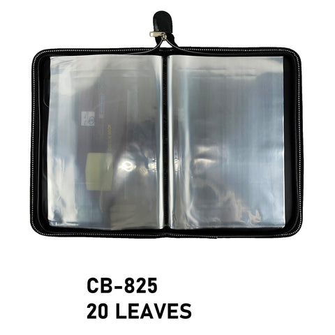 CB - 825 (Chain bag) Executive Portfolio Folder - with 20 Pockets (Leaves) - (Size : 38cm x 26.5cm)