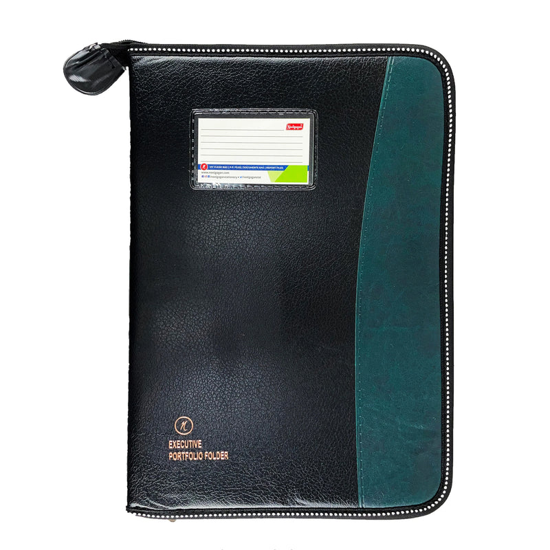CB - 825 (Chain bag) Executive Portfolio Folder - with 10,20,30 Or 40 Pockets (Leaves) - (Size : 38cm x 26.5cm)