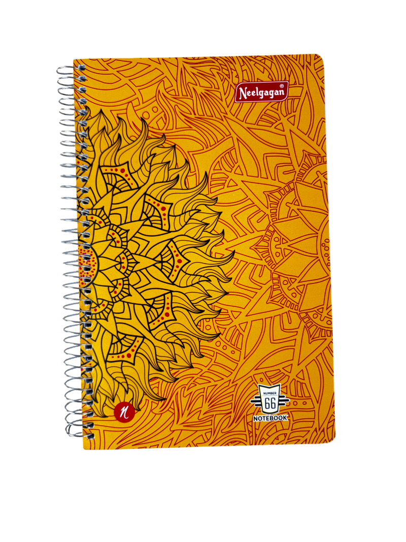 Spiral Notebook No. 66 - 80 & 160 Pages (14.5cm x 22.5cm)