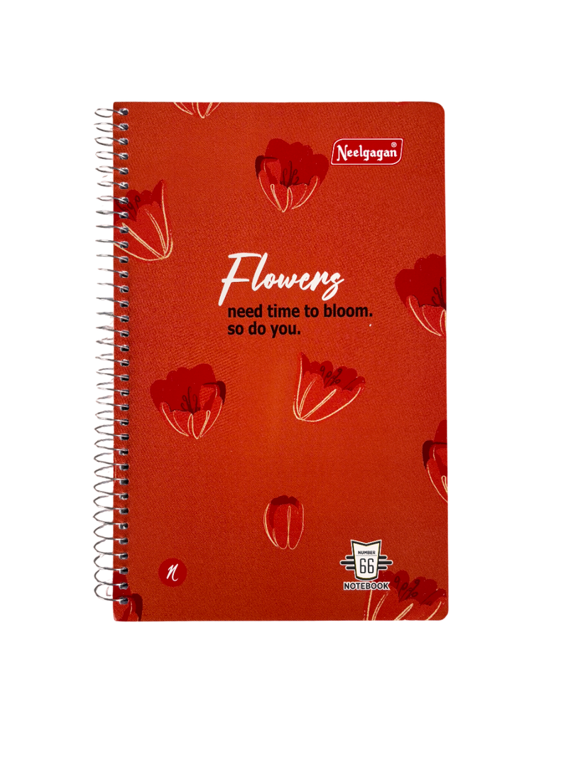 Spiral Notebook No. 66 - 80 & 160 Pages (14.5cm x 22.5cm)