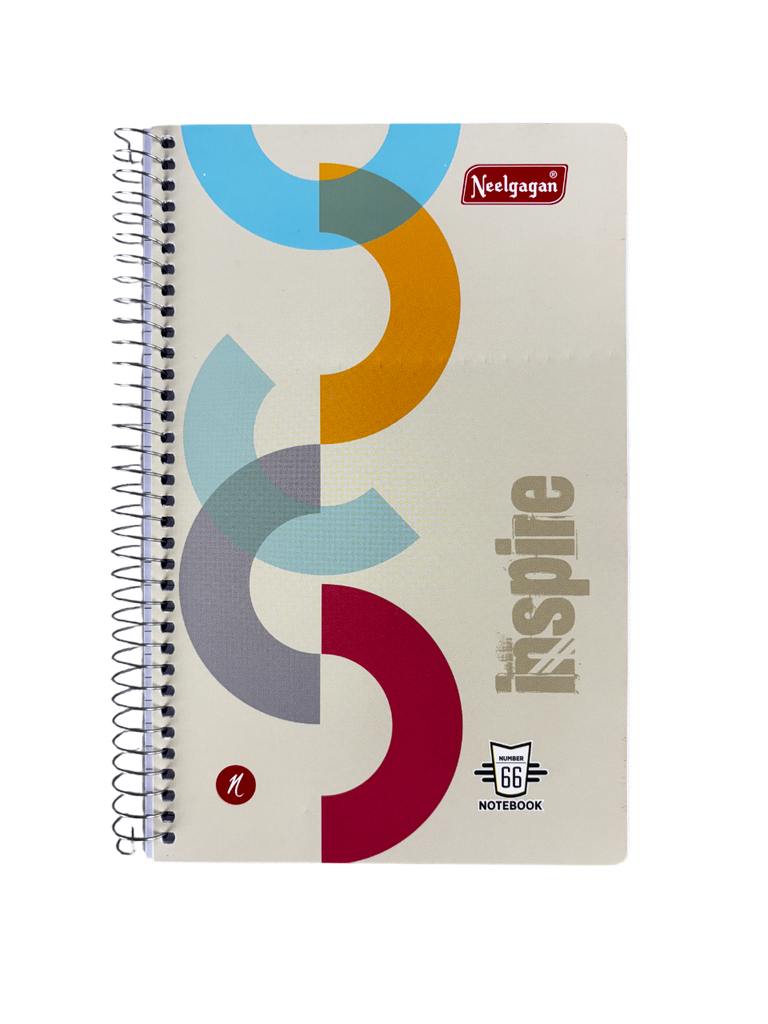 Spiral Notebook No. 66 - 80 & 160 Pages (14.5cm x 22.5cm) – Neelgagan