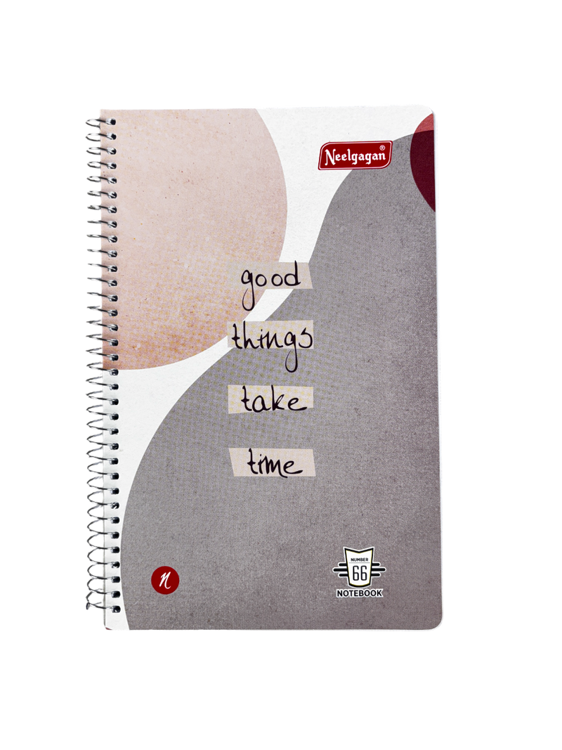 Spiral Notebook No. 66 - 80 & 160 Pages (14.5cm x 22.5cm)