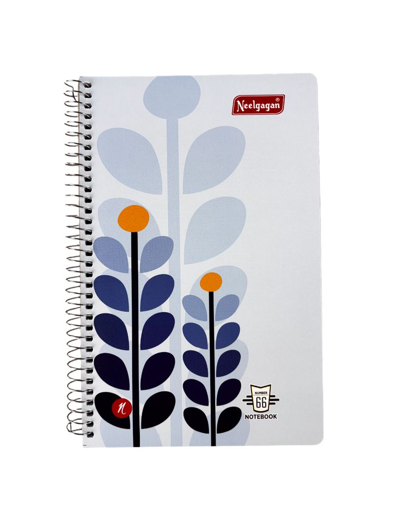 Spiral Notebook No. 66 - 80 & 160 Pages (14.5cm x 22.5cm)