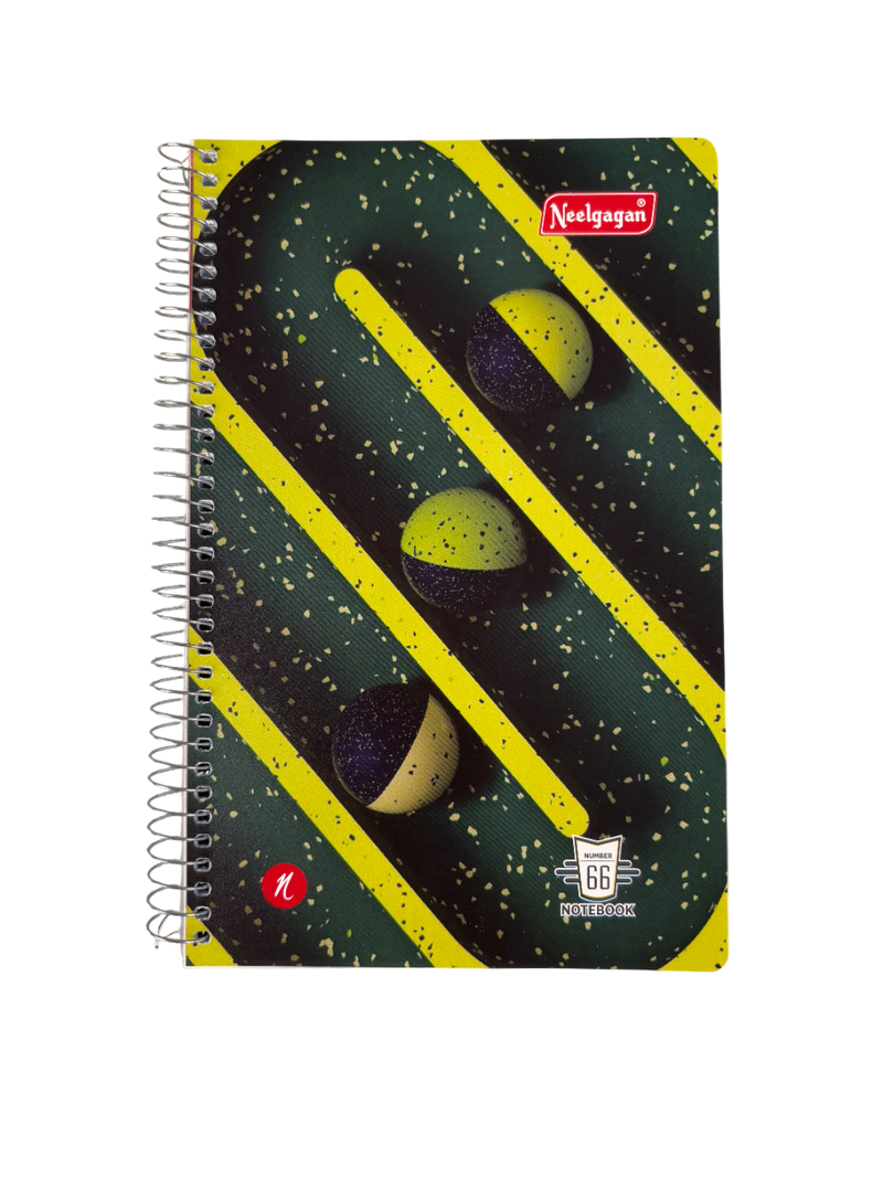 Spiral Notebook No. 66 - 80 & 160 Pages (14.5cm x 22.5cm)