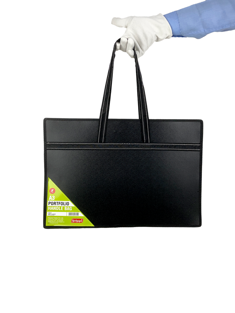 Portfolio Handle Bag A3 / A2 Black Color