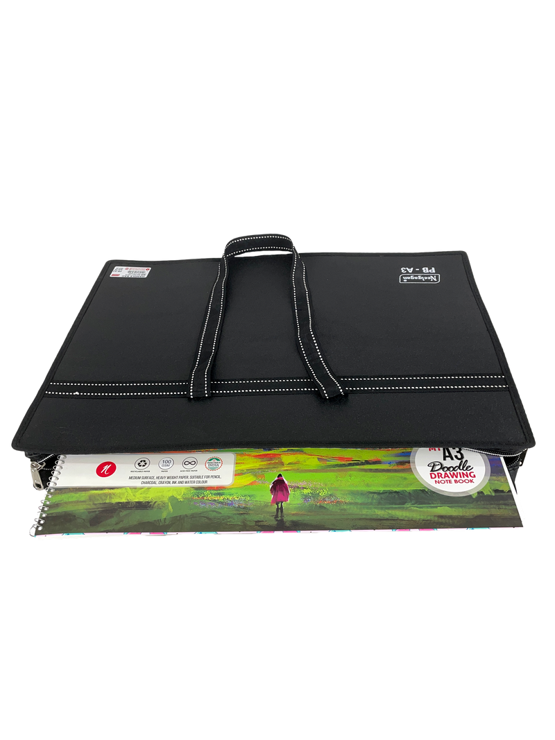 Portfolio Handle Bag A3 / A2 Black Color