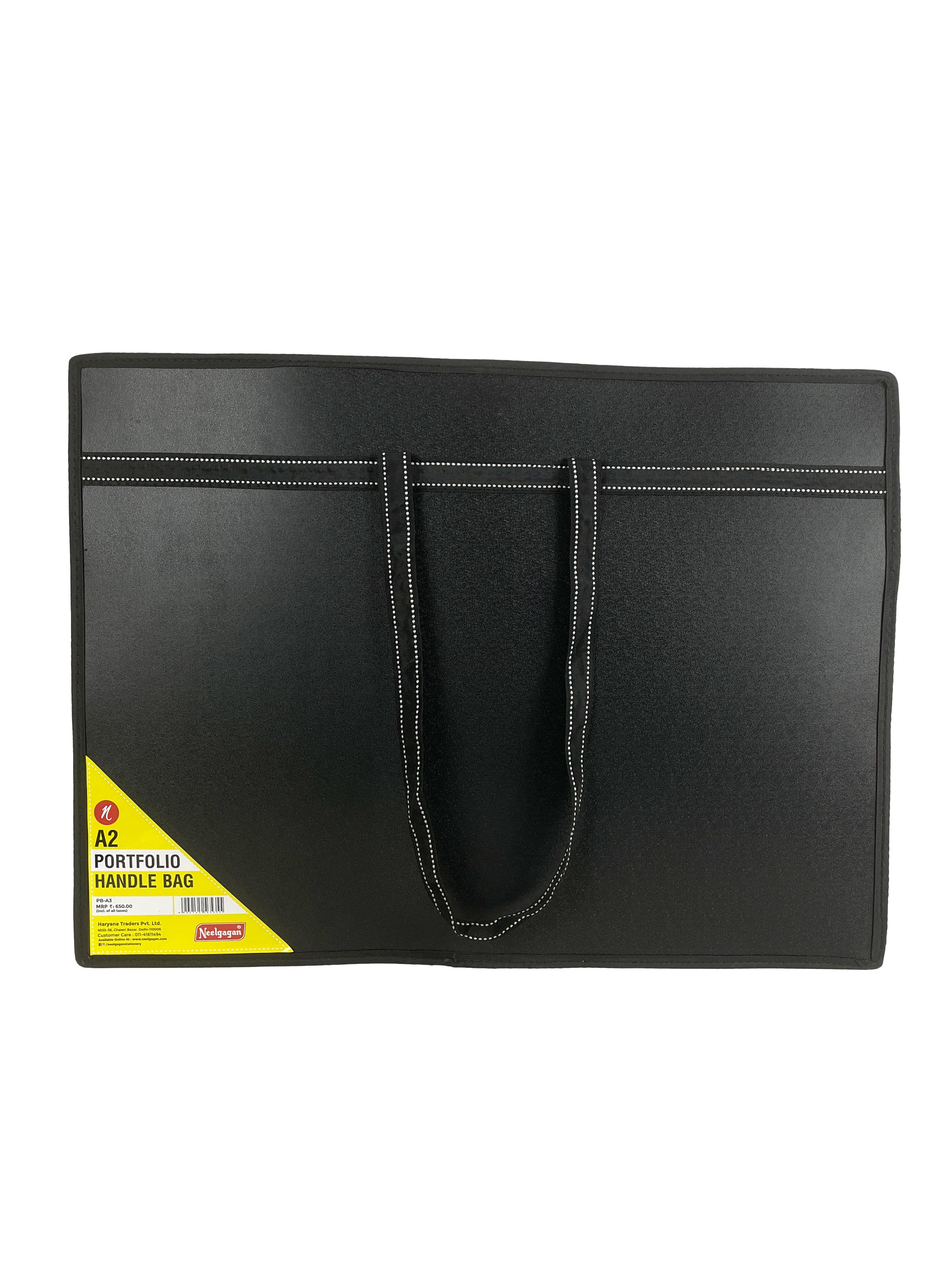 Portfolio Handle Bag A3 A2 Black Color – Neelgagan