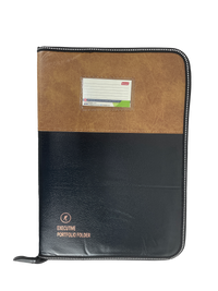 CB - 830 (Chain bag) Executive Portfolio Folder - with 10,20,30 Or 40 Pockets  B4 (Leaves) - (Size : 38cm x 26.5cm)