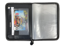 CB - 830 (Chain bag) Executive Portfolio Folder - with 10,20,30 Or 40 Pockets  B4 (Leaves) - (Size : 38cm x 26.5cm)
