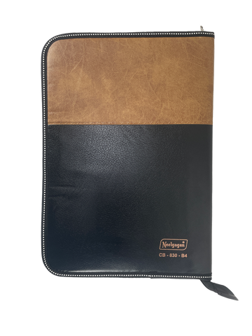 CB - 830 (Chain bag) Executive Portfolio Folder - with 20 Pockets  B4 (Leaves) - (Size : 38cm x 26.5cm)
