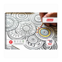 My Sketch Book A3 (25,50 & 20+20 Sheets) (Twin Wiro Bound) (White Cartridge 140 GSM) 29.7cm X 42cm