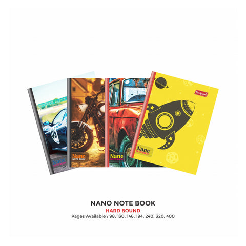 Nano Notebook, (15.0cm x 19.0cm) Hardbound