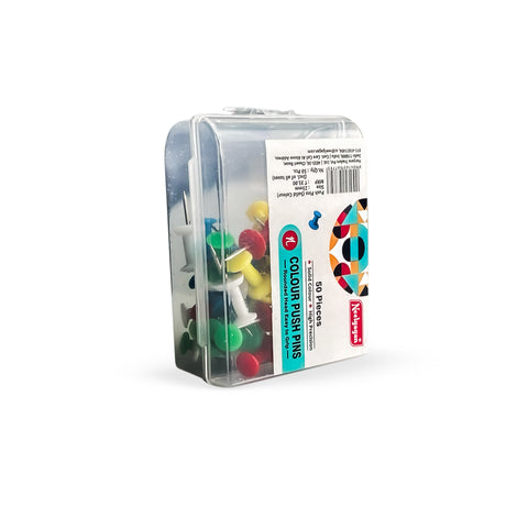 Neelgagan Solid Colour Push Pins – 50 pcs