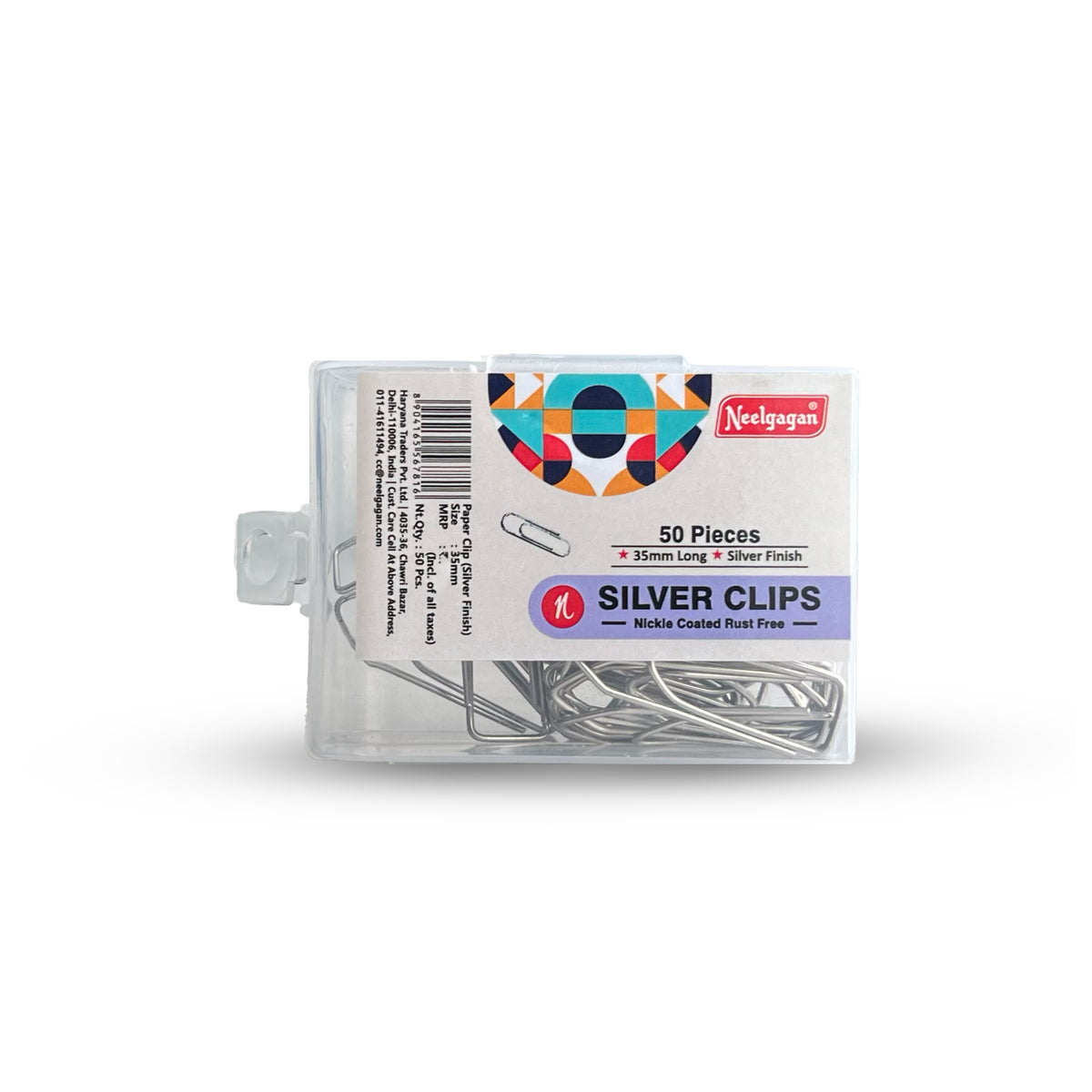 Neelgagan Silver U-Clips – 50 pcs