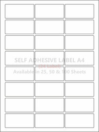 A4 (ST 24) Address Label (34mm x 64mm x 24) (Self Adhesive Label for Inkjet/Paper/Laser Printer)