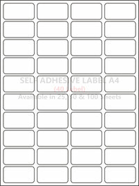 A4 (ST 40) Address Label (52.25mm x 29.84mm x 40) (Self Adhesive Label for Inkjet/Paper/Laser Printer)