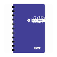 Spiral Note Book No.45, 200 Pages, (9.5cm x 14.8cm) (Multi-coloured pages) (Five Colour in One)