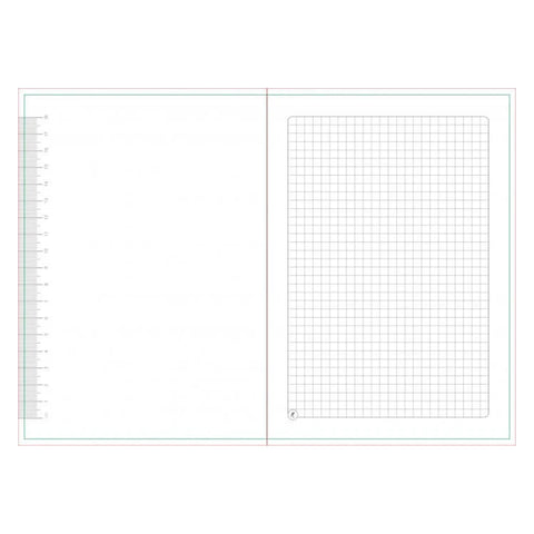 Vivid Notebook – A5 Semi Flexi Cover Buckram Material Round Corner with Elastic Band 200 Page.