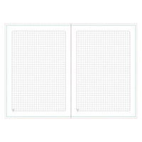 Vivid Notebook – A5 Semi Flexi Cover Buckram Material Round Corner with Elastic Band 200 Page.