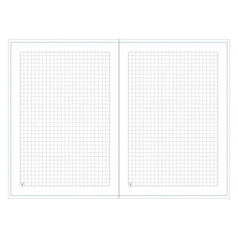 Vivid Notebook – A5 Semi Flexi Cover Buckram Material Round Corner with Elastic Band 200 Page.
