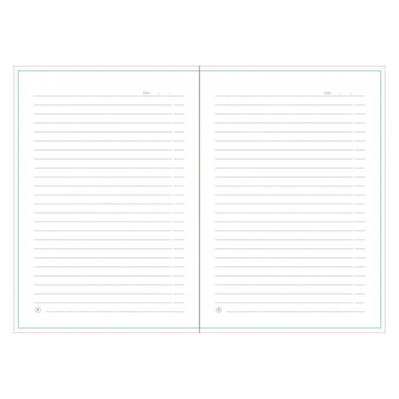 Vivid Notebook – A5 Semi Flexi Cover Buckram Material Round Corner with Elastic Band 200 Page.