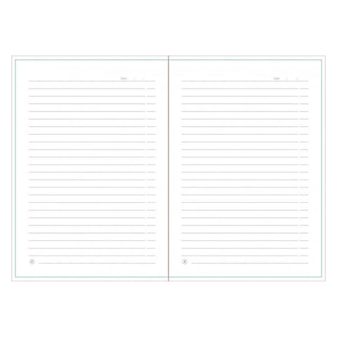 Vivid Notebook – A5 Semi Flexi Cover Buckram Material Round Corner with Elastic Band 200 Page.