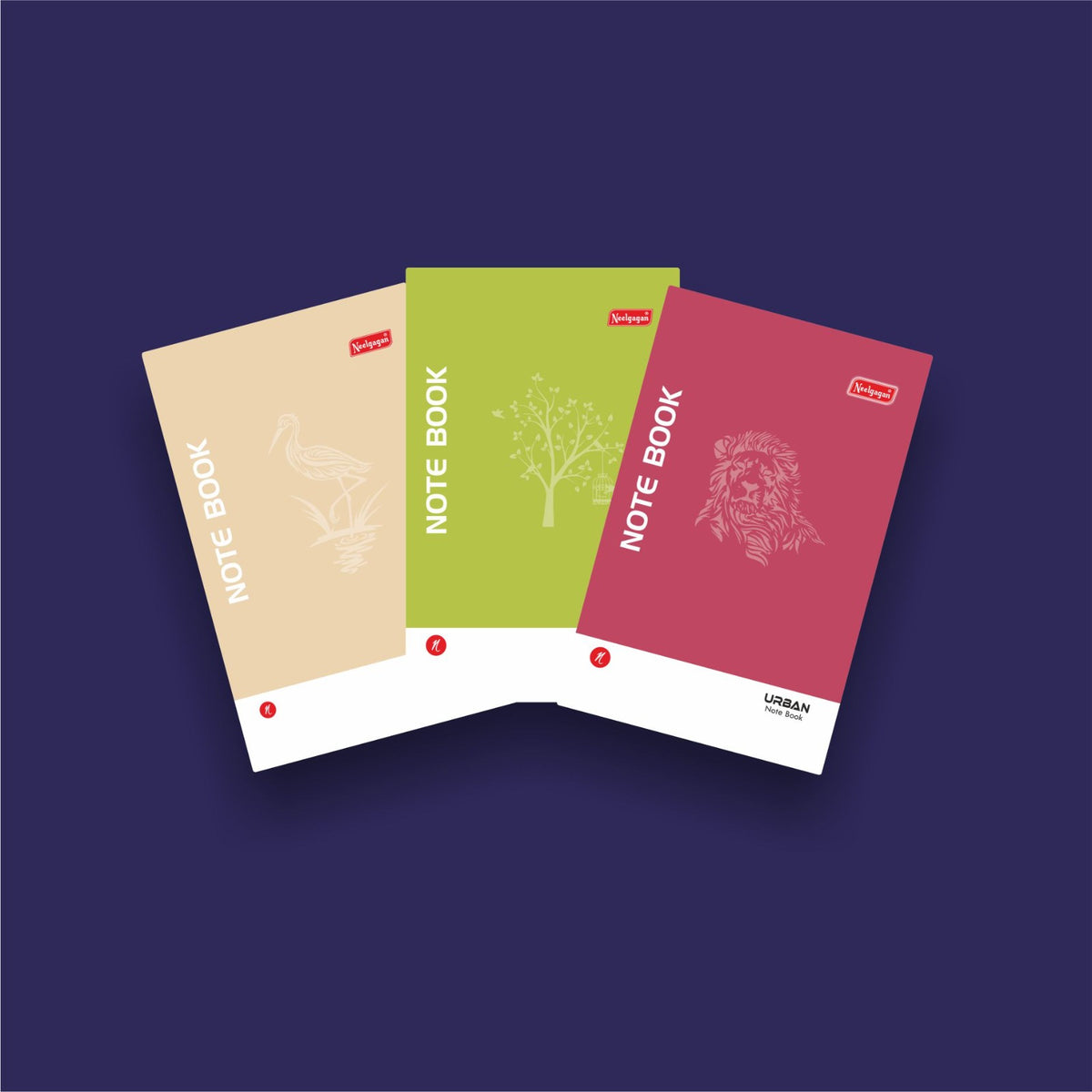 Urban Notebook Soft Cover (16.7 cm X 27 cm) Ruled Register