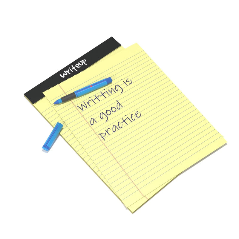 Writeup Pad A4 Writing Office Pads Premium 70 GSM Paper 100 Pages. (21.0 cm x 29.7 cm)