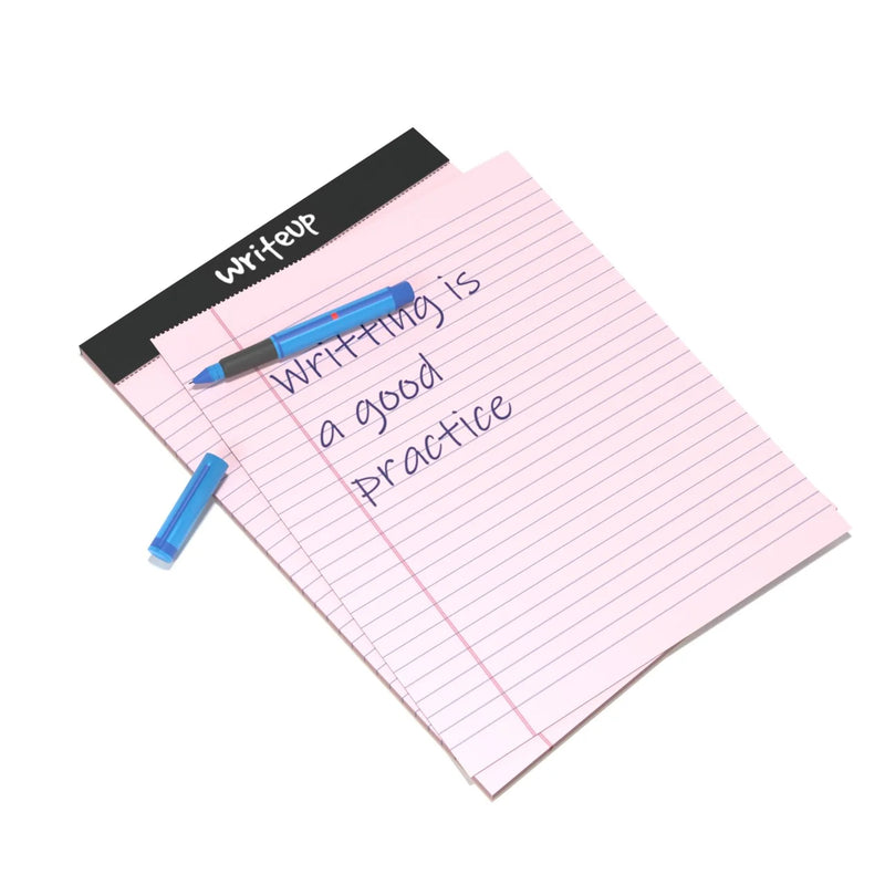 Writeup Pad A4 Writing Office Pads Premium 70 GSM Paper 100 Pages. (21.0 cm x 29.7 cm)