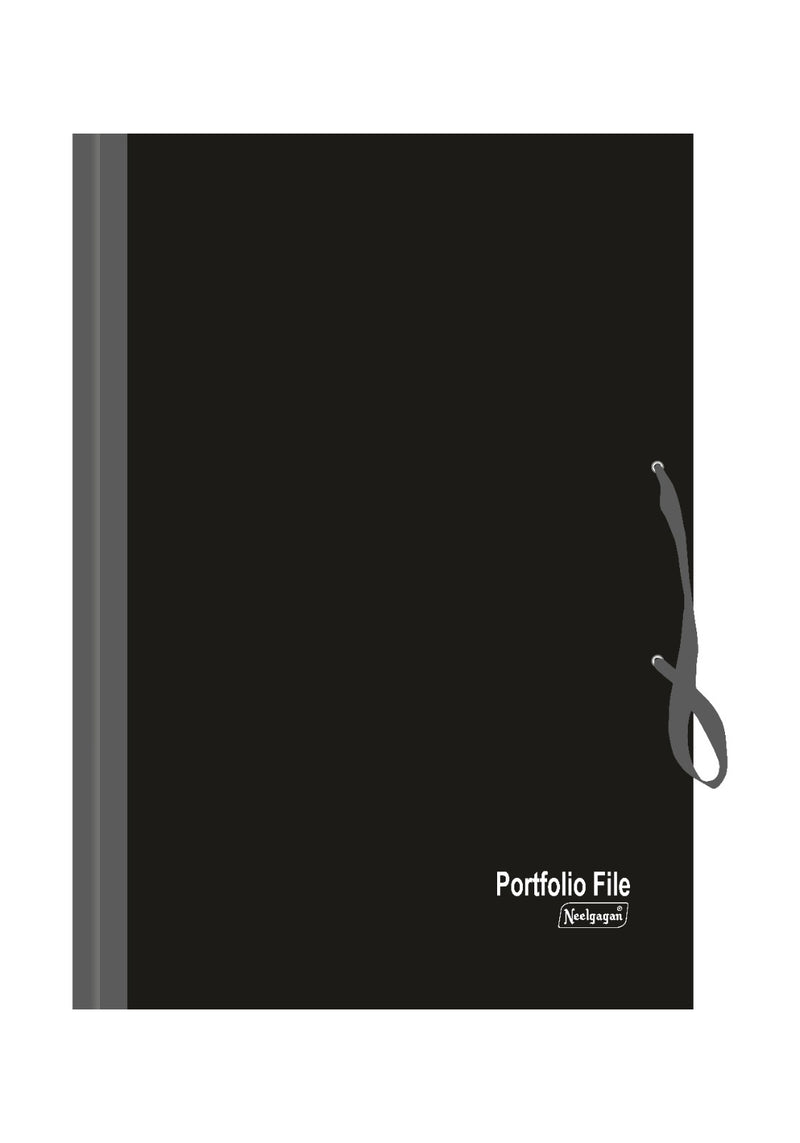 Portfolio File, (44cm X 62cm), Folder with Elastic Band (Suitable for A2 / A3 Size)