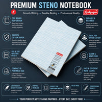 Steno Notebook, 12.5cm x 19.0cm (Soft cover) (Shorthand)