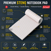 Steno Notebook, 12.5cm x 19.0cm (Soft cover) (Shorthand)