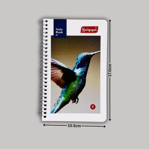 Spiral Notebook No. 5 - 80 & 160 Pages (10.5cm x 17.0cm)