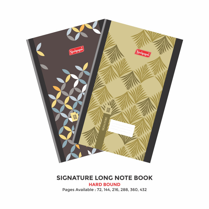 Signature Notebook, (21.0cm x 34.0cm) Hardbound