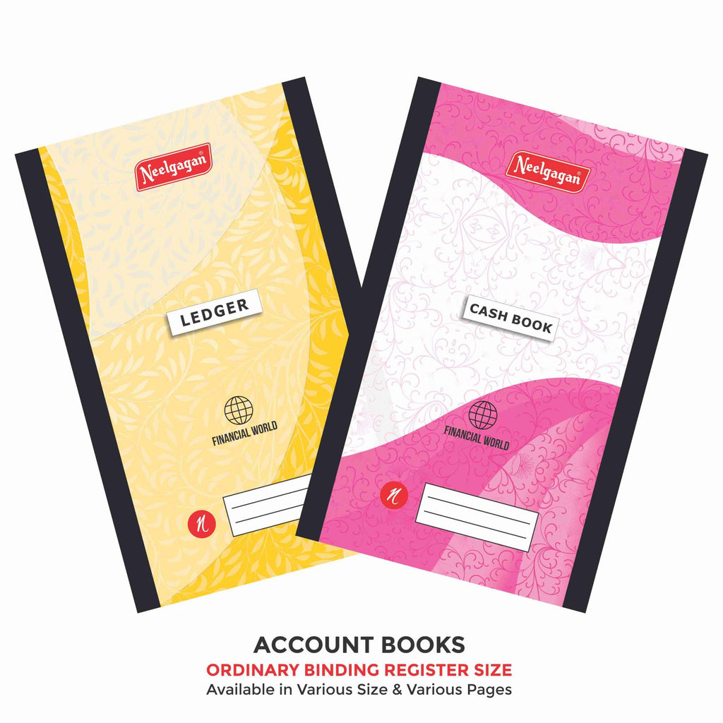 Account Books, Cash Book / Ledger Etc., Ordinary Binding, Register Siz ...
