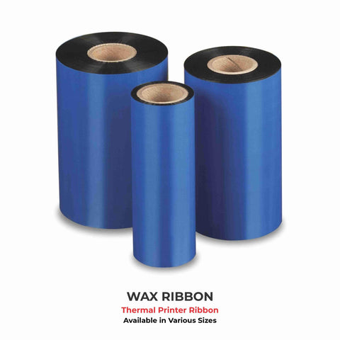 Wax Ribbon Barcode Labels (Thermal Printer Ribbon) - Normal