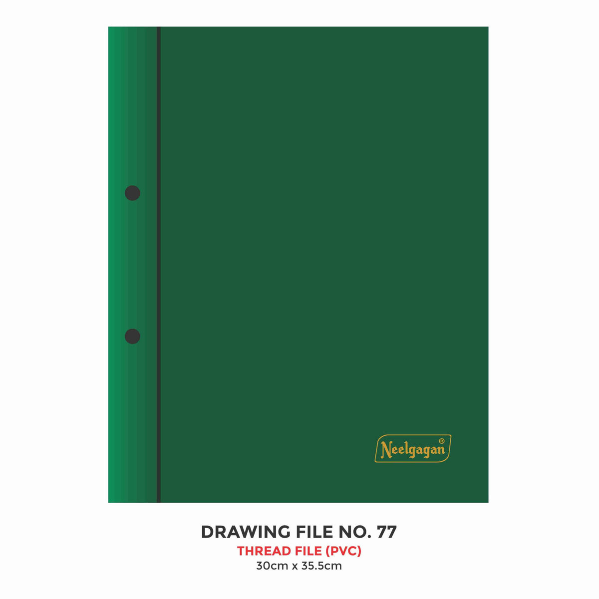 Thread File To Store Pages Drawing File No.77, 30cm X 35.5cm, (Thread File) PVC – Neelgagan