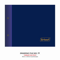 Drawing File No.77, 30cm X 35.5cm, (Thread File) PVC ( Landscape )