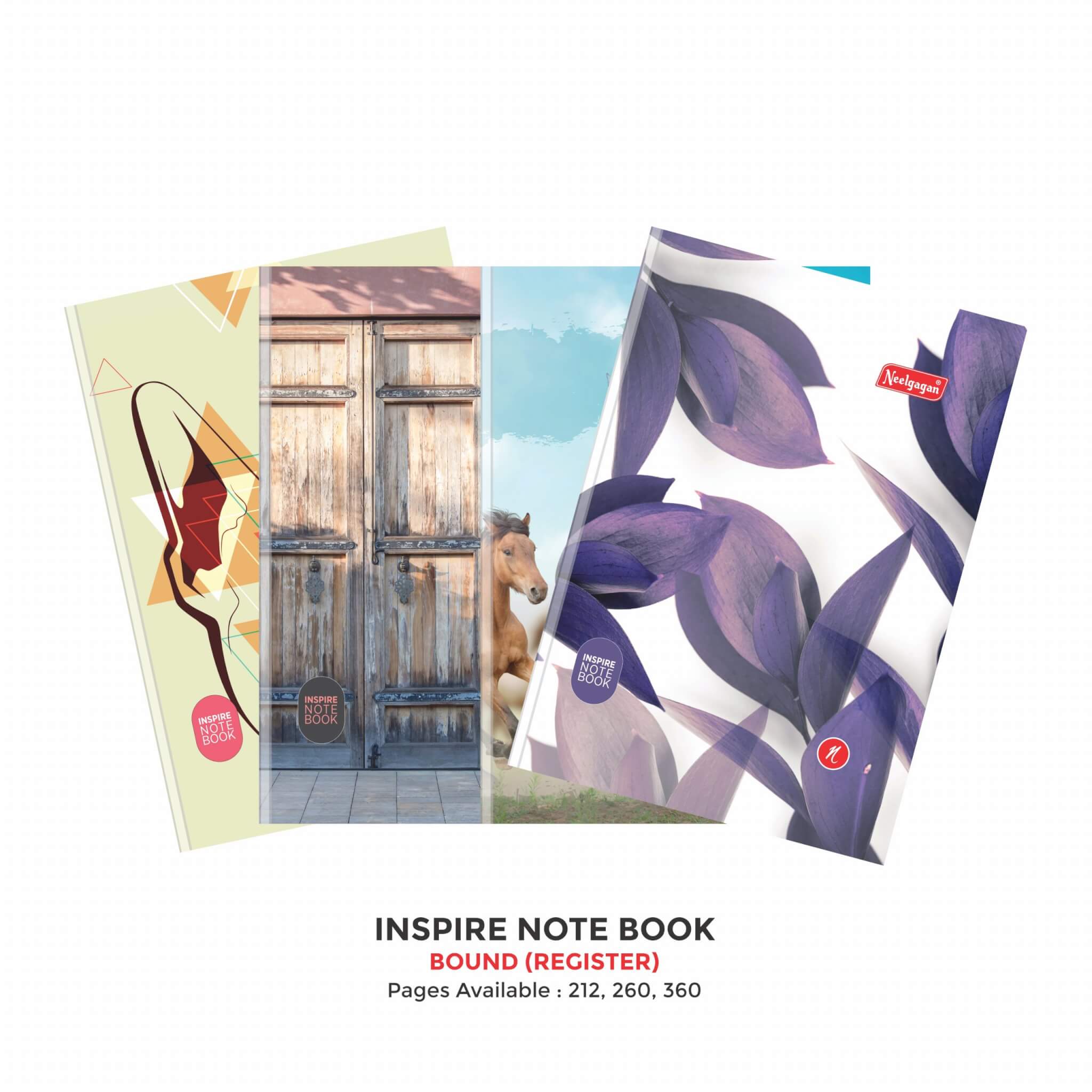 Inspire Notebook A4, Hardbound ( Size - 21cm X 29.7cm ) – Neelgagan