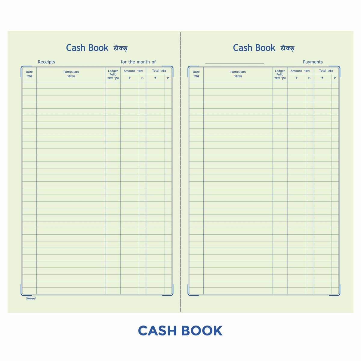 Account Books, Cash Book / Ledger Etc., Ordinary Binding, Register Size (19.0cm x 32.0cm) "16x26"