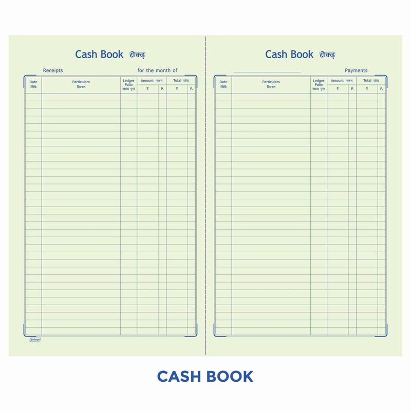 Account Books, Cash Book / Ledger Etc., Ordinary Binding, Register Size (19.0cm x 32.0cm) "16x26"