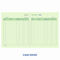 Account Books, Cash Book / Ledger Etc., Canvas Binding, Copy Size (16.5cm x 20.5cm) 17x27