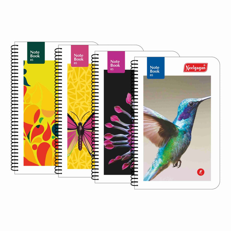 Spiral Notebook No. 5 - 80 & 160 Pages (10.5cm x 17.0cm)