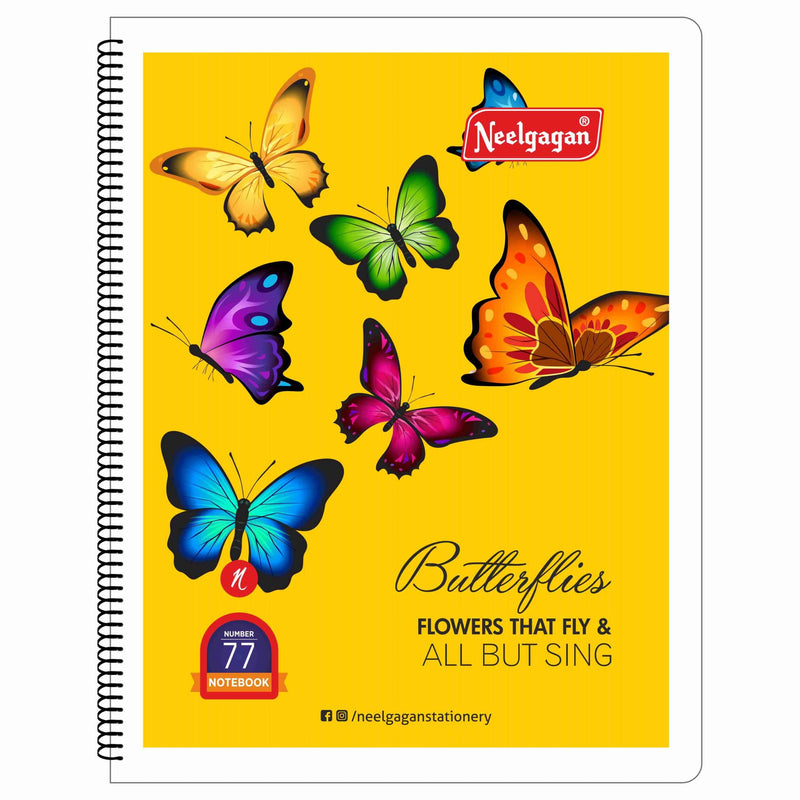 Spiral Notebook No. 77 - 80 & 160 Pages (17.0cm x 21.0cm)