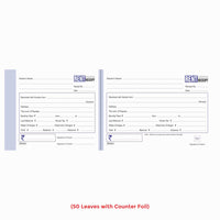 Rent Receipt Book, 50 Leaves With Counter Foil (11.0cm x 28.5cm)